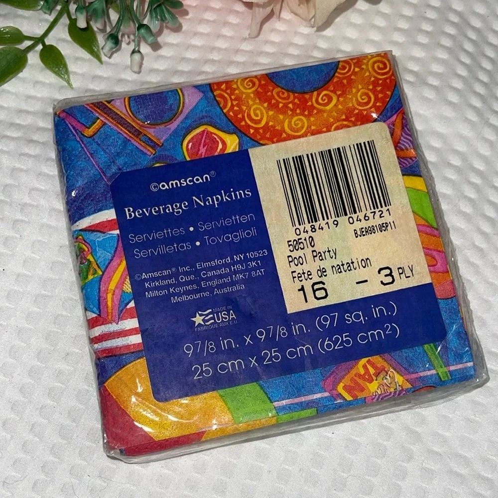 Colorful Summer Beach Napkins